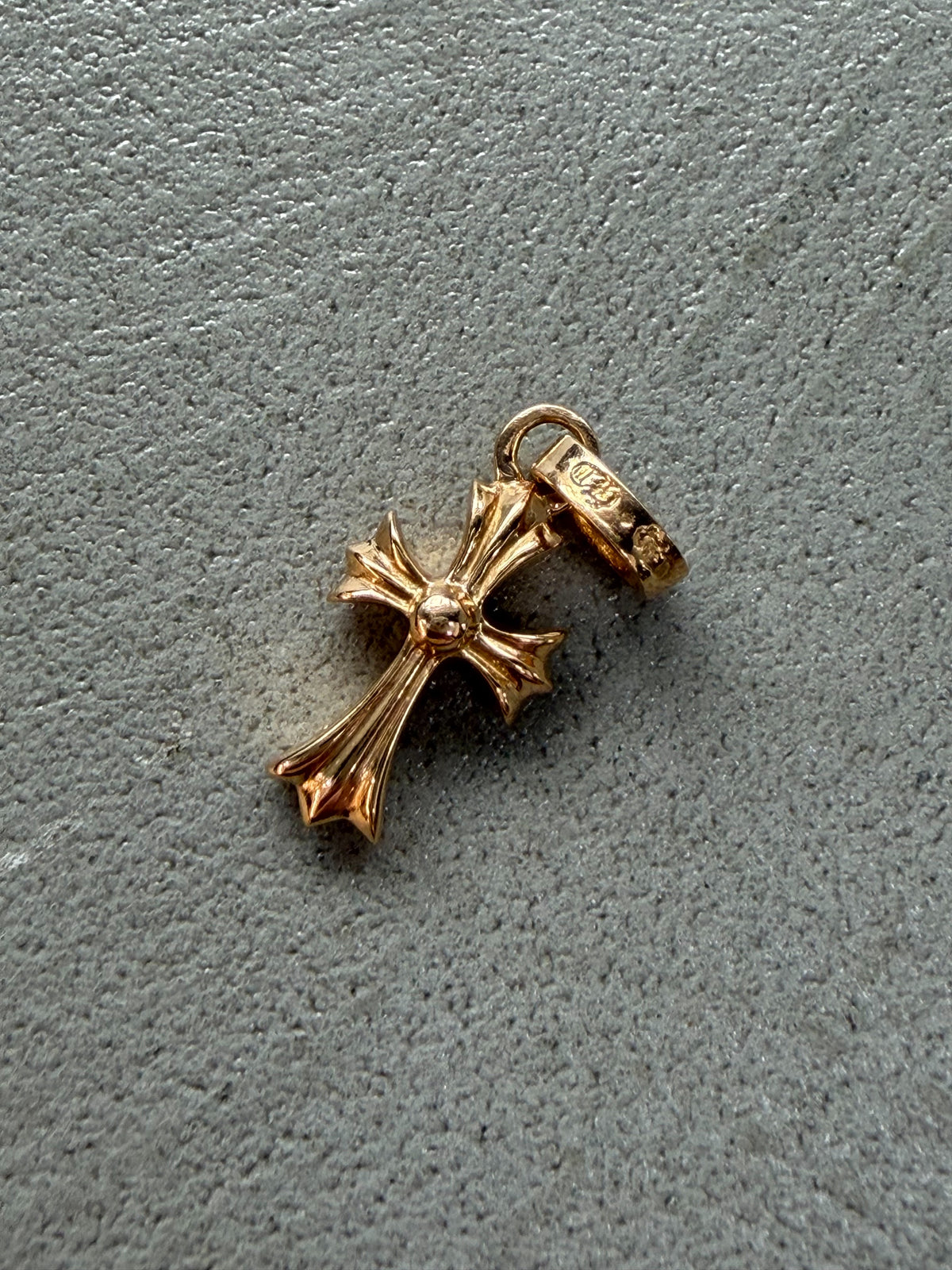 Chrome Hearts 22k Babyfat Pendant with Emerald