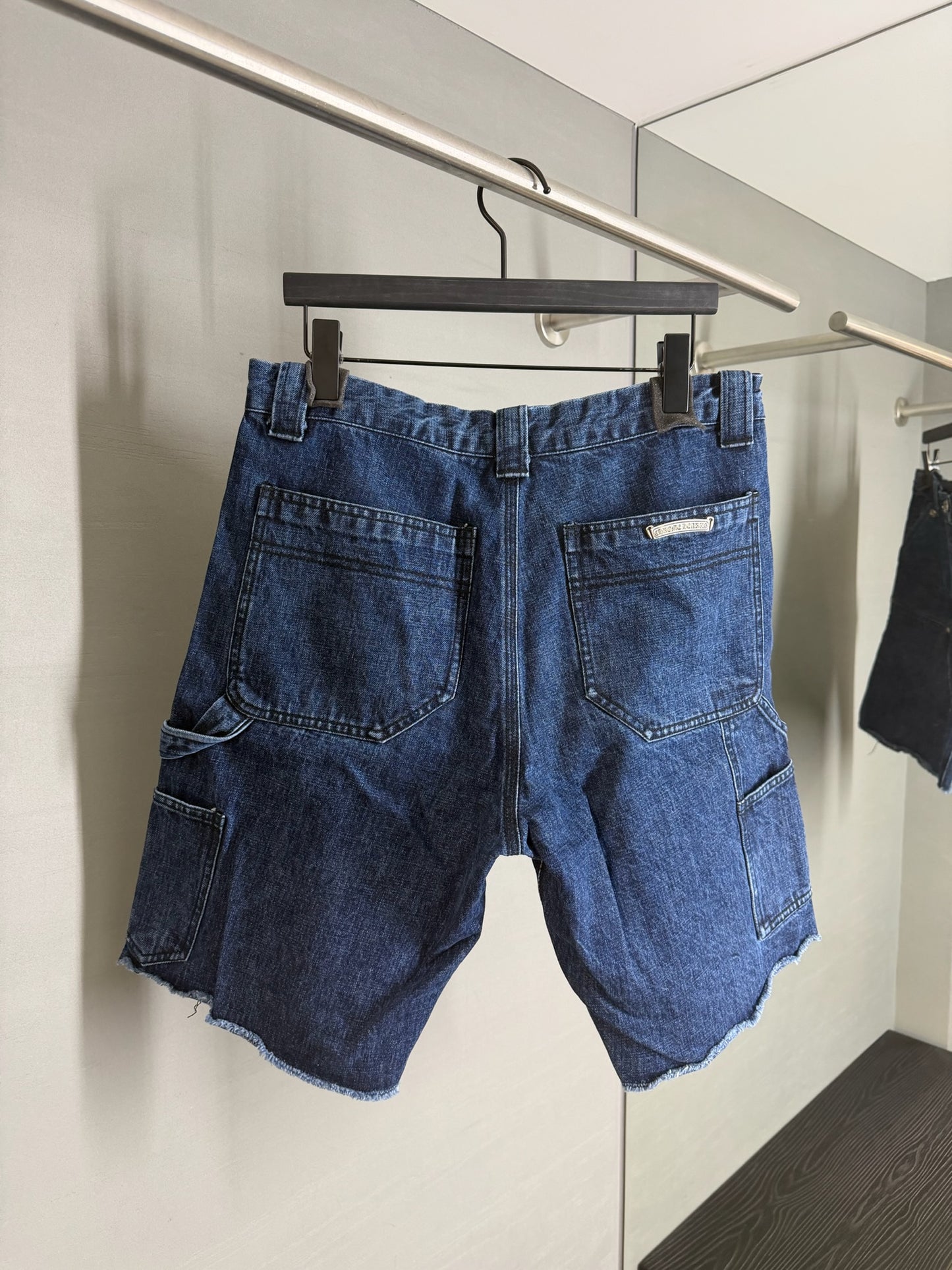 Chrome Hearts Double Knee  Carpenter Denim Shorts