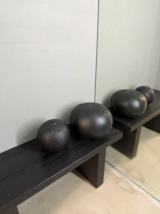 Chrome Hearts Leather Medicine Ball Set