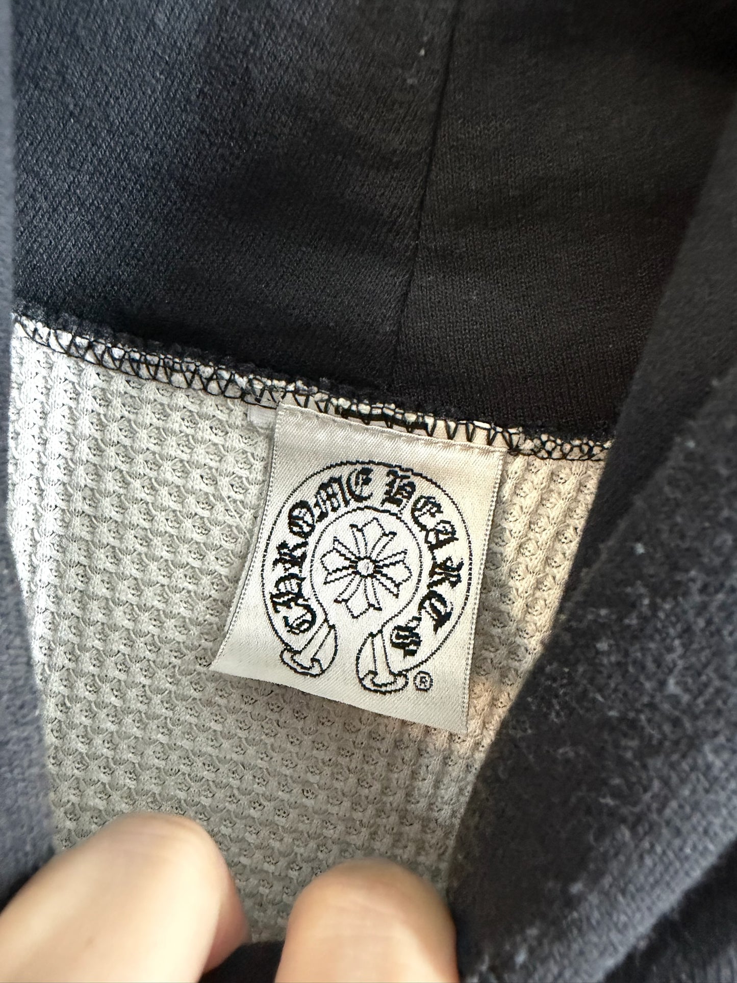 Chrome Hearts Vintage Soap & Water Thermal Lined Hoodie