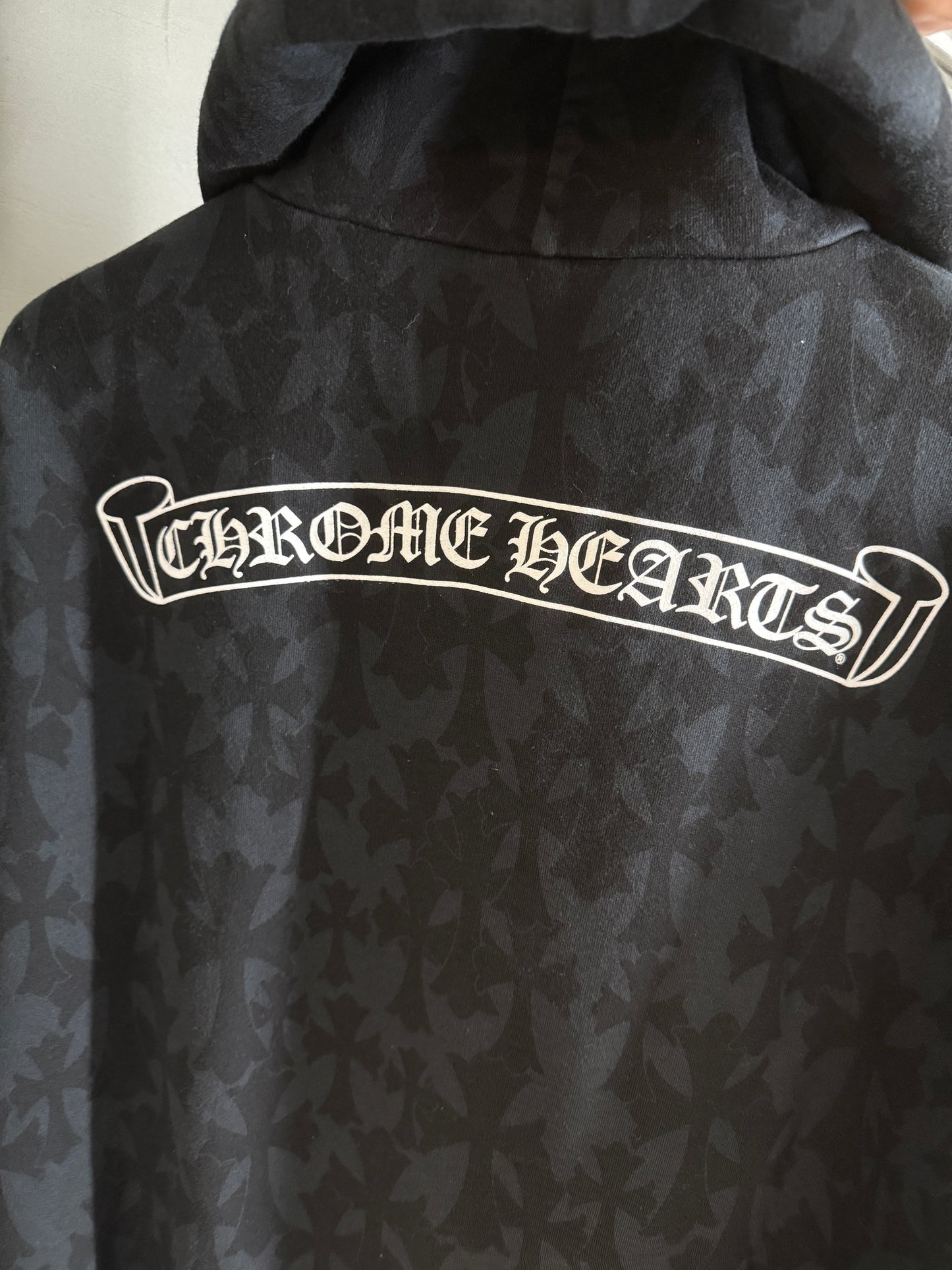 Chrome Hearts All Over Prints Zip-Up Hoodie