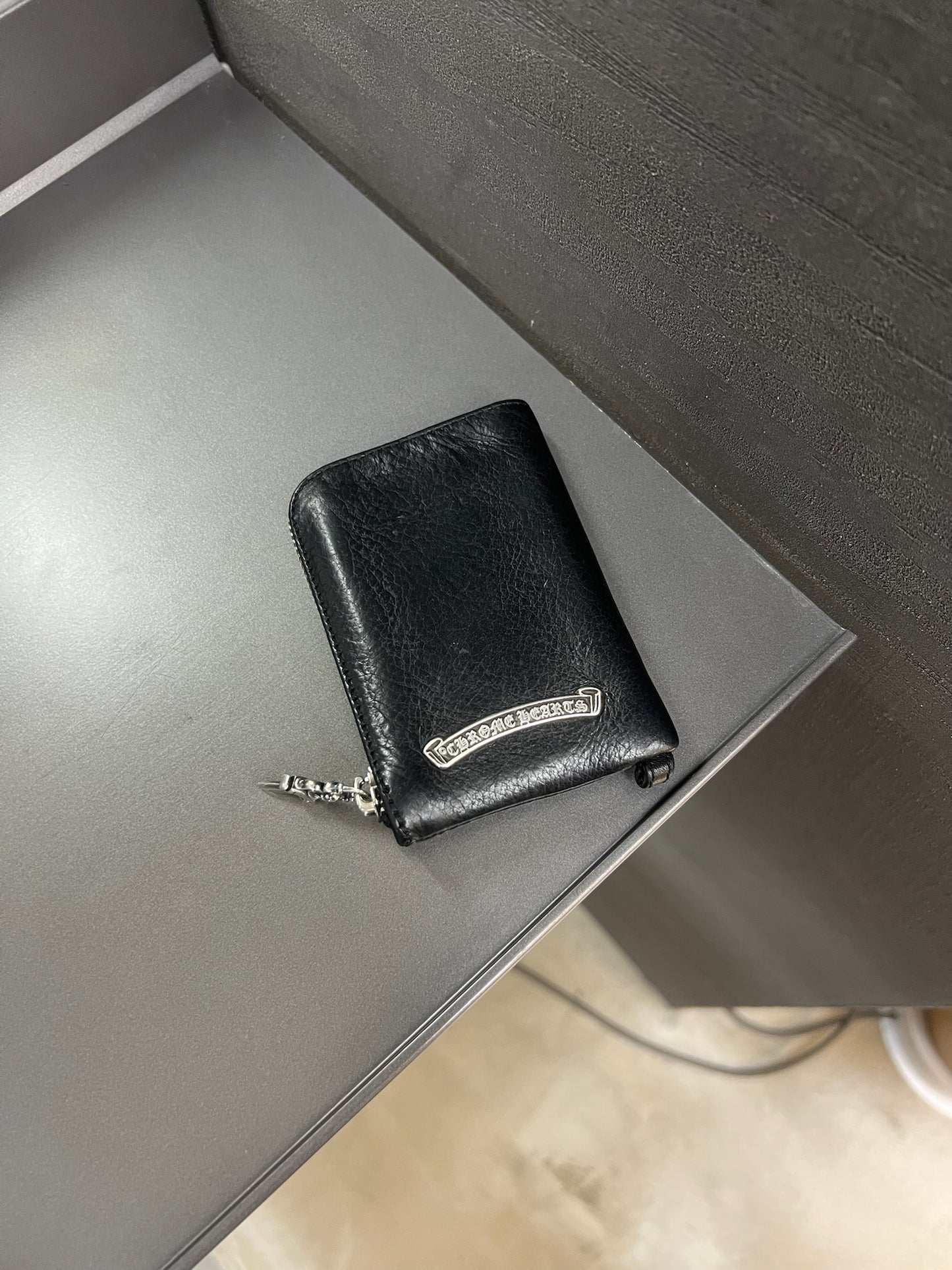 Chrome Hearts Cross Patch Zip Wallet