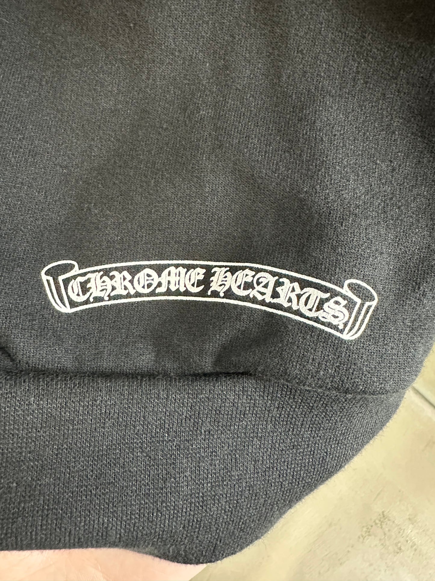 Chrome Hearts Gothic Script Zip-up