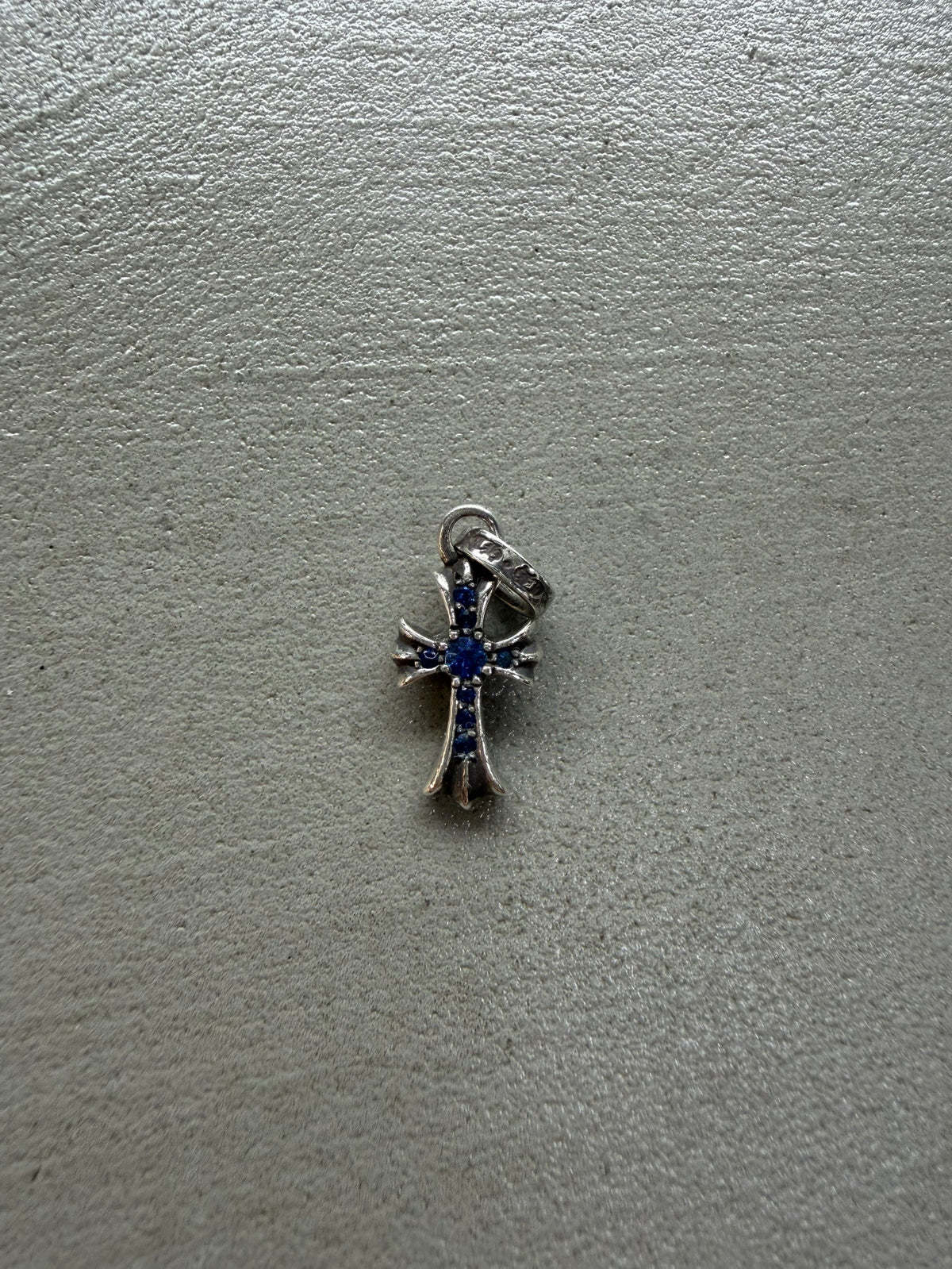 Chrome Hearts Blue Sapphire Babyfat BBF Pendant