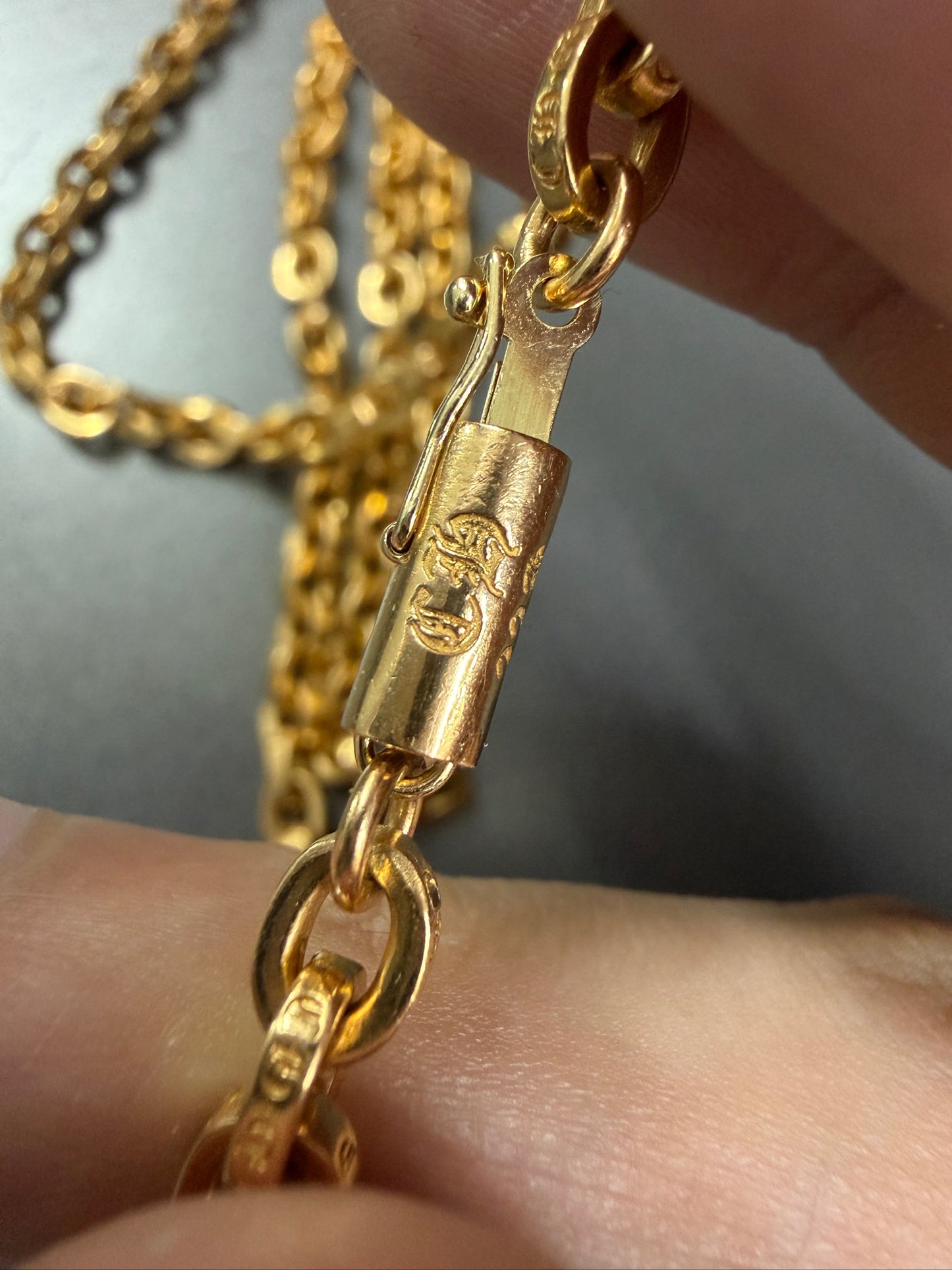 Chrome Hearts 22K Paperchain necklace
