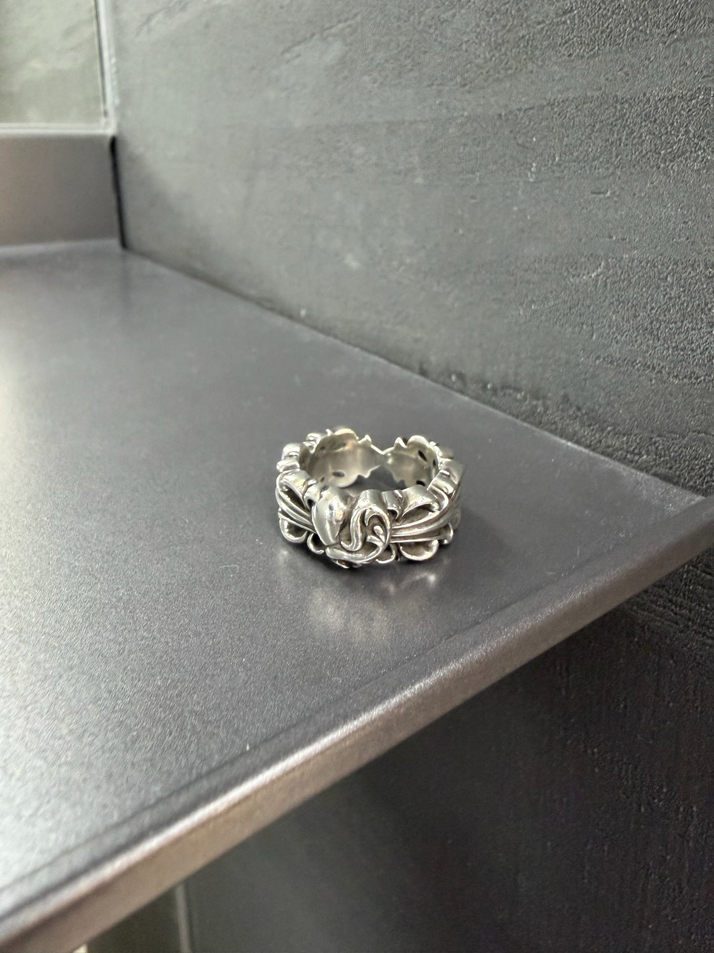 Chrome Hearts Floral Heart Ring