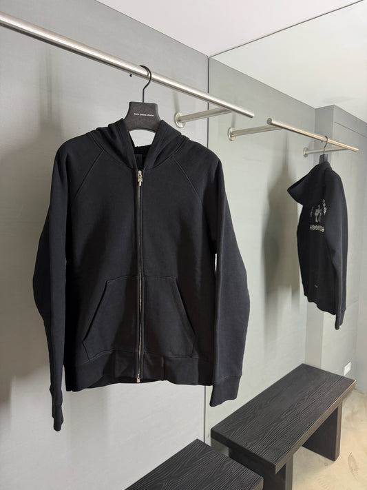 Chrome Hearts Triple Cross Embroidered King Taco Zip-Up
