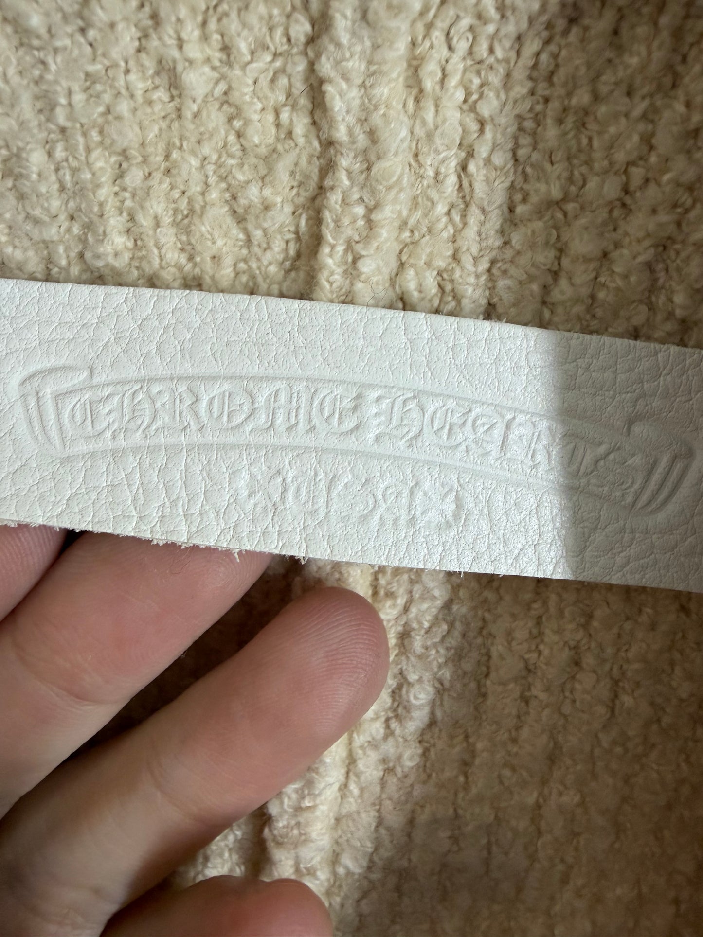 Chrome Hearts Leopard Cross Patch Cashmere Cardigan