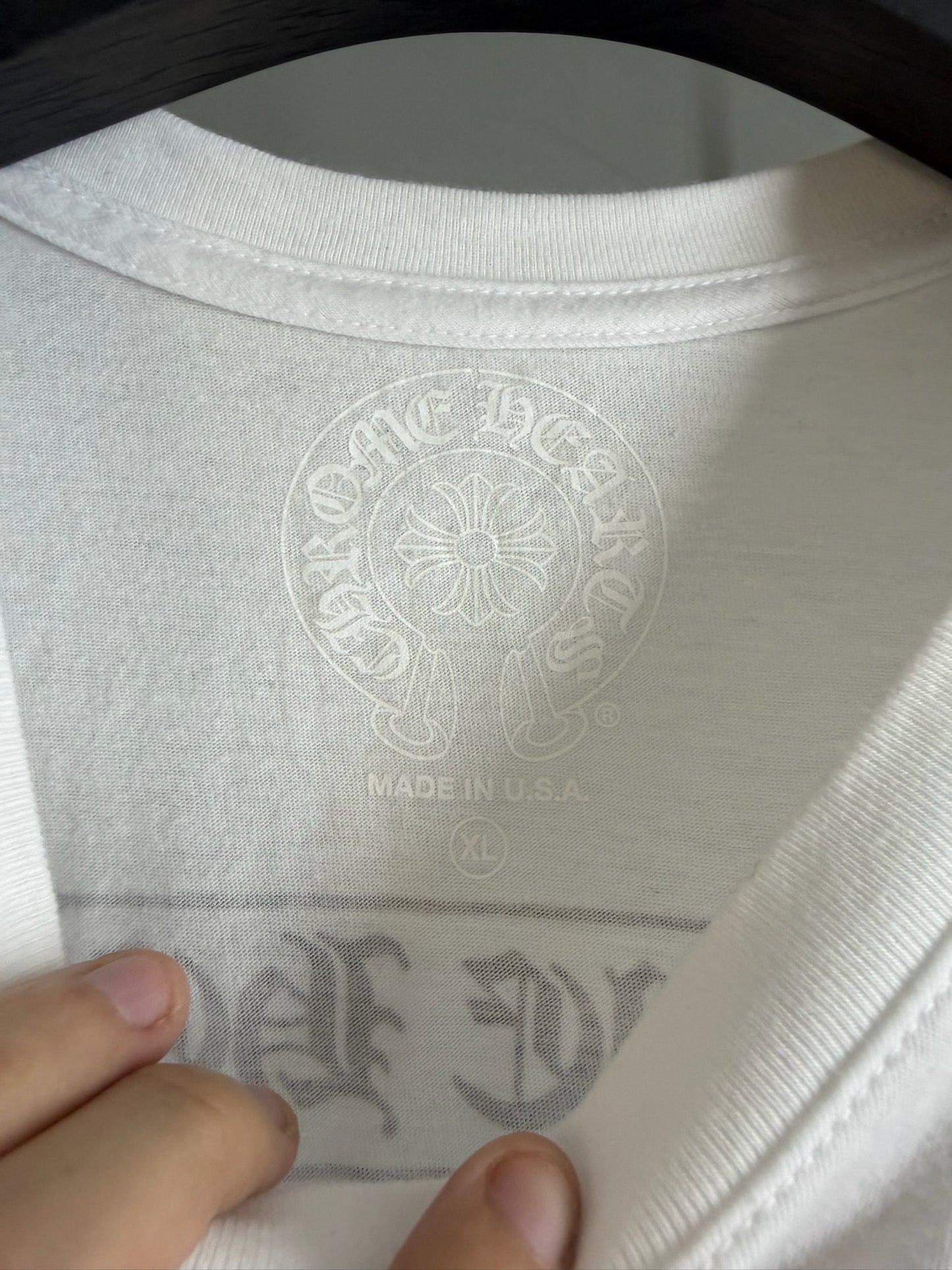 Chrome Hearts Scroll Logo Pocket T-Shirt