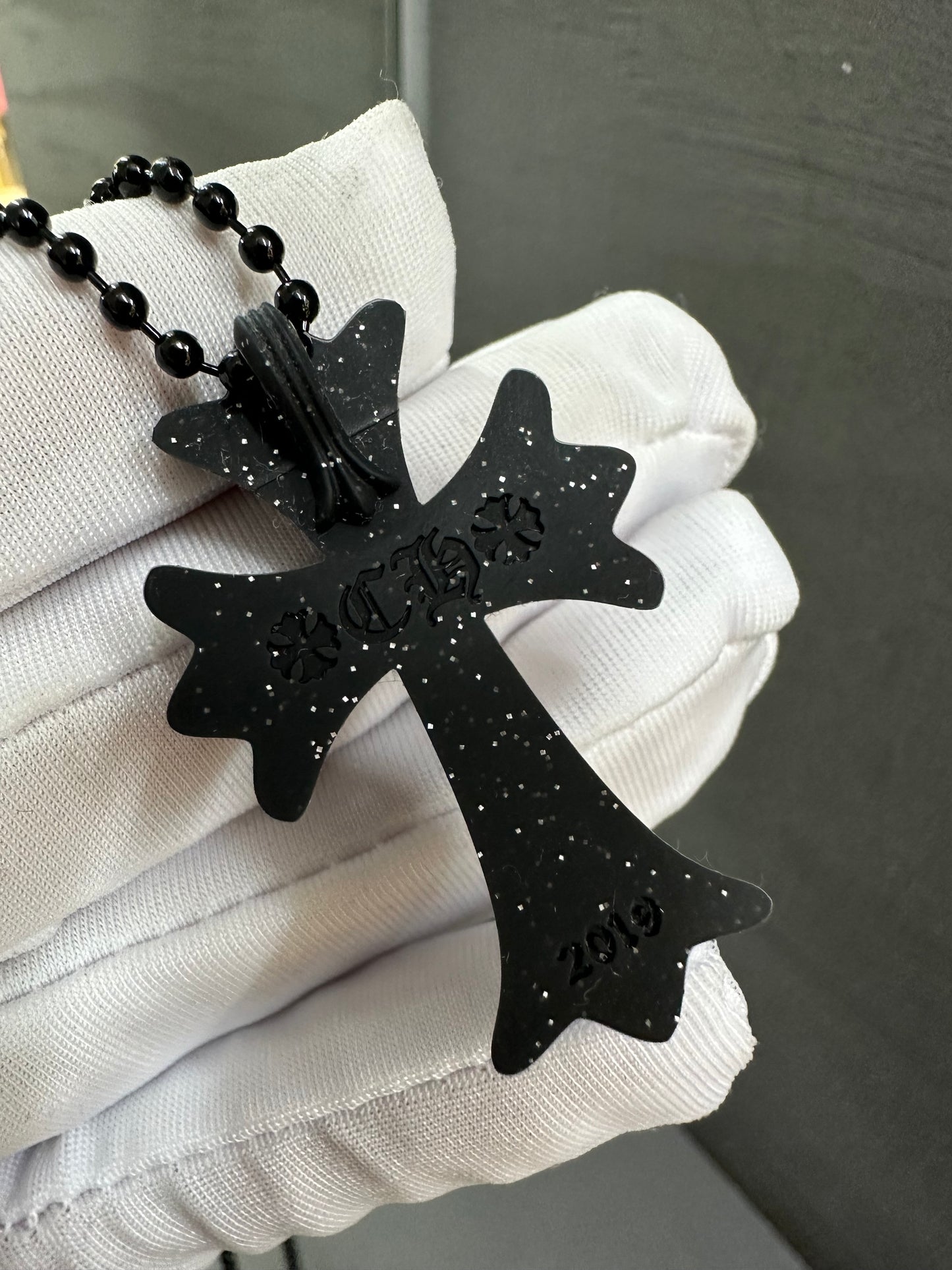 Chrome Hearts Silicon Cross Necklace