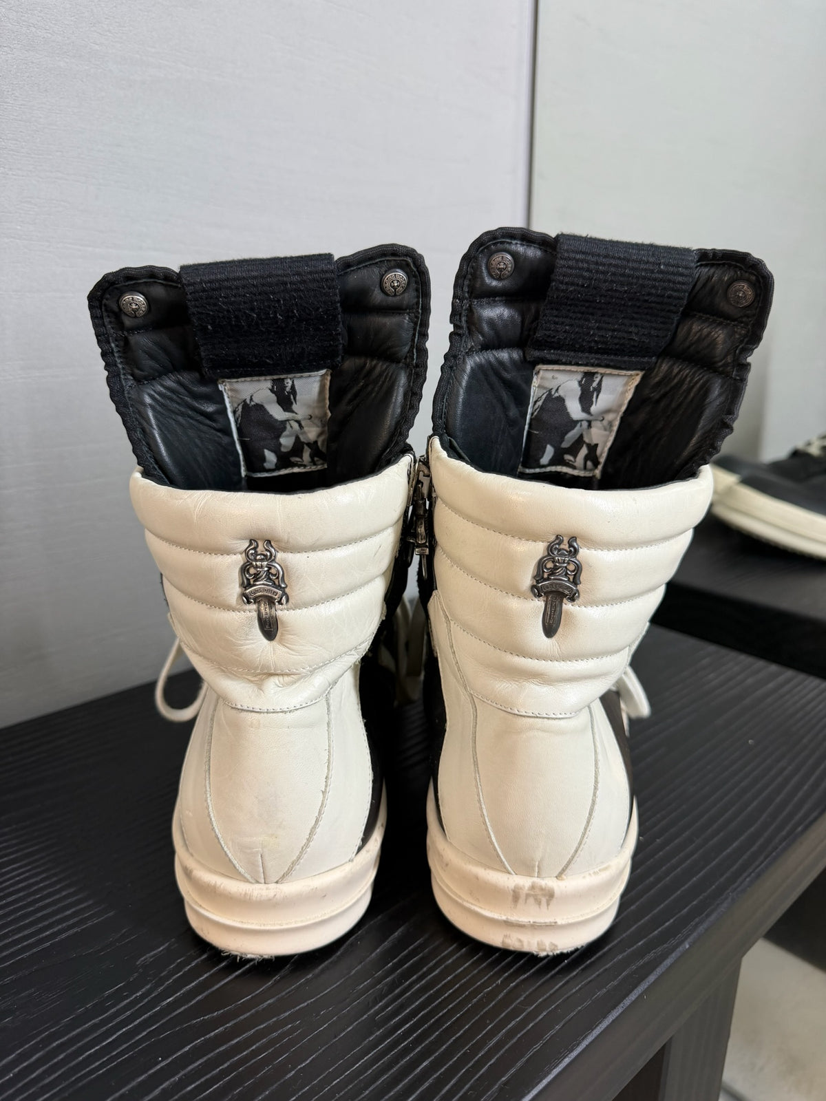 Chrome Hearts x Rick Owens Geobasket Sneakers