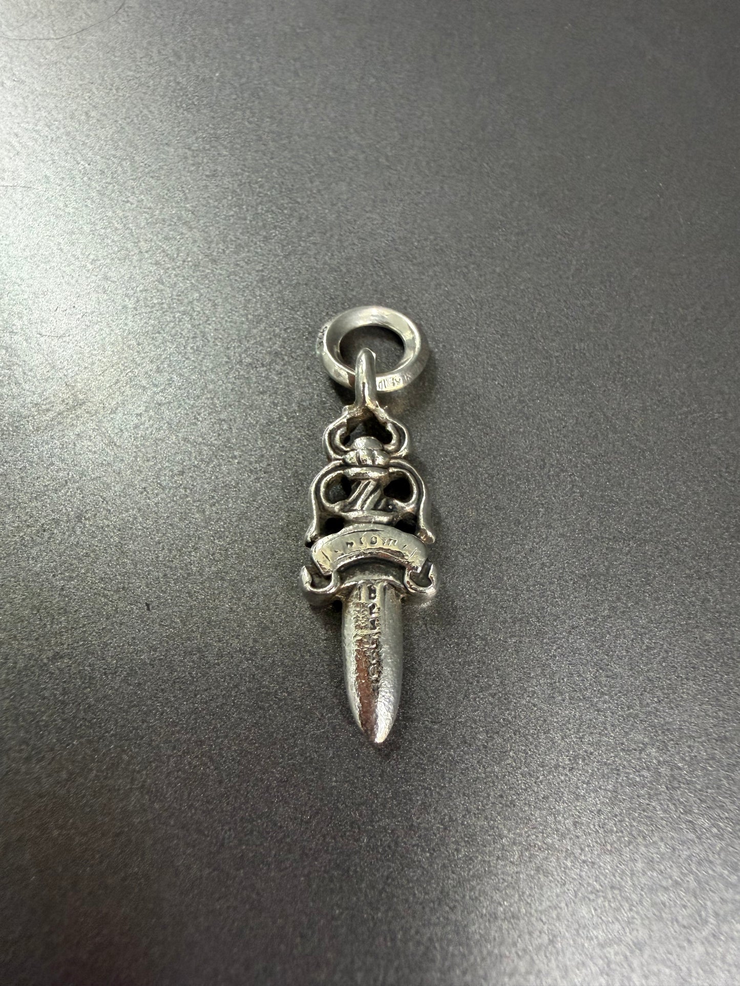 Chrome Hearts Sapphire Dagger Pendant