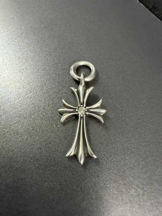 Chrome Hearts Tiny Cross pendant with diamond