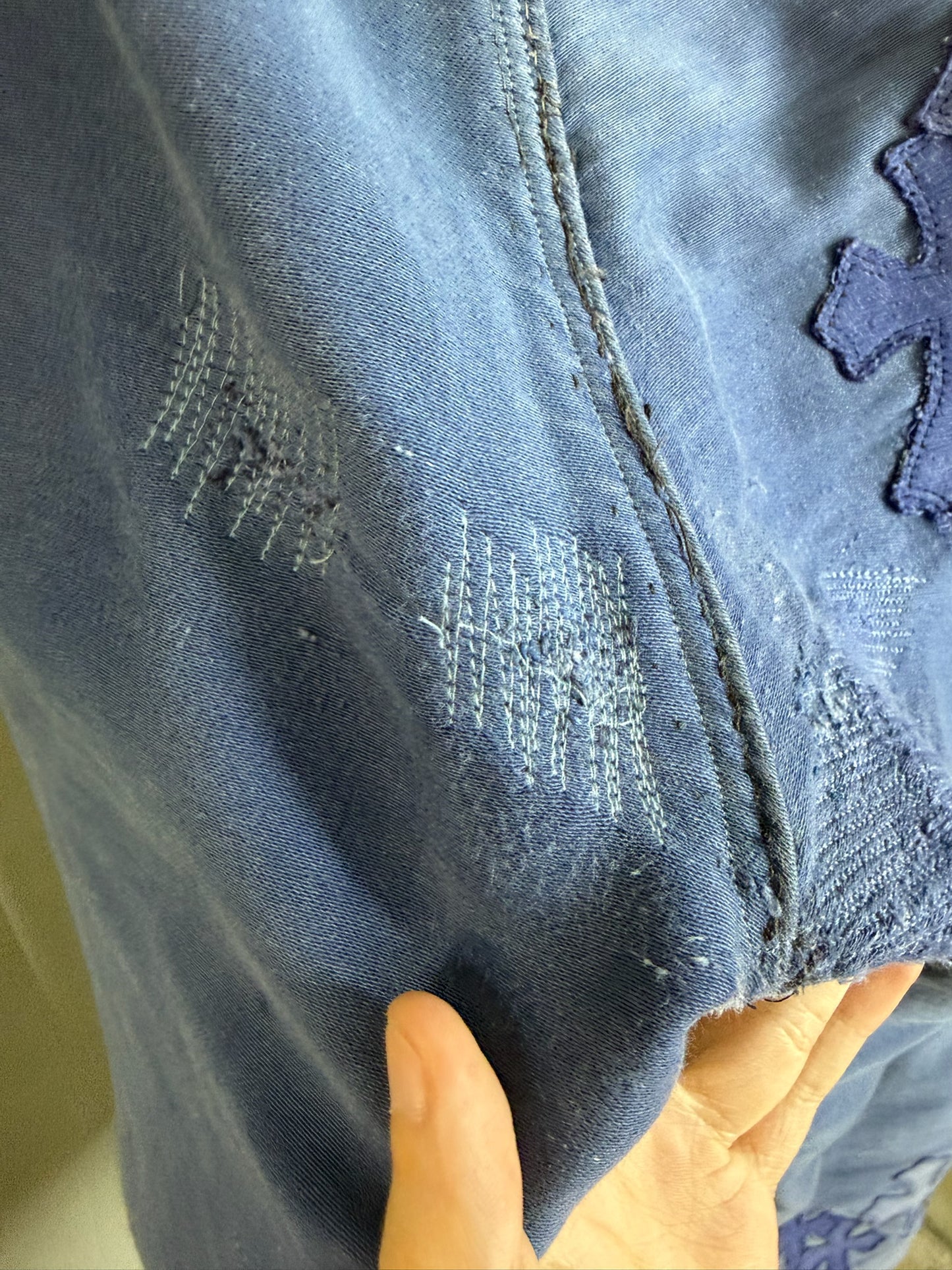 Chrome Hearts Cross Patch French Work Pants
