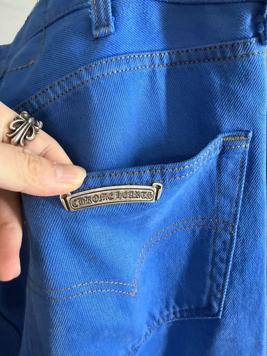 Chrome Hearts Cross Patch London Exclusive 501 Jeans