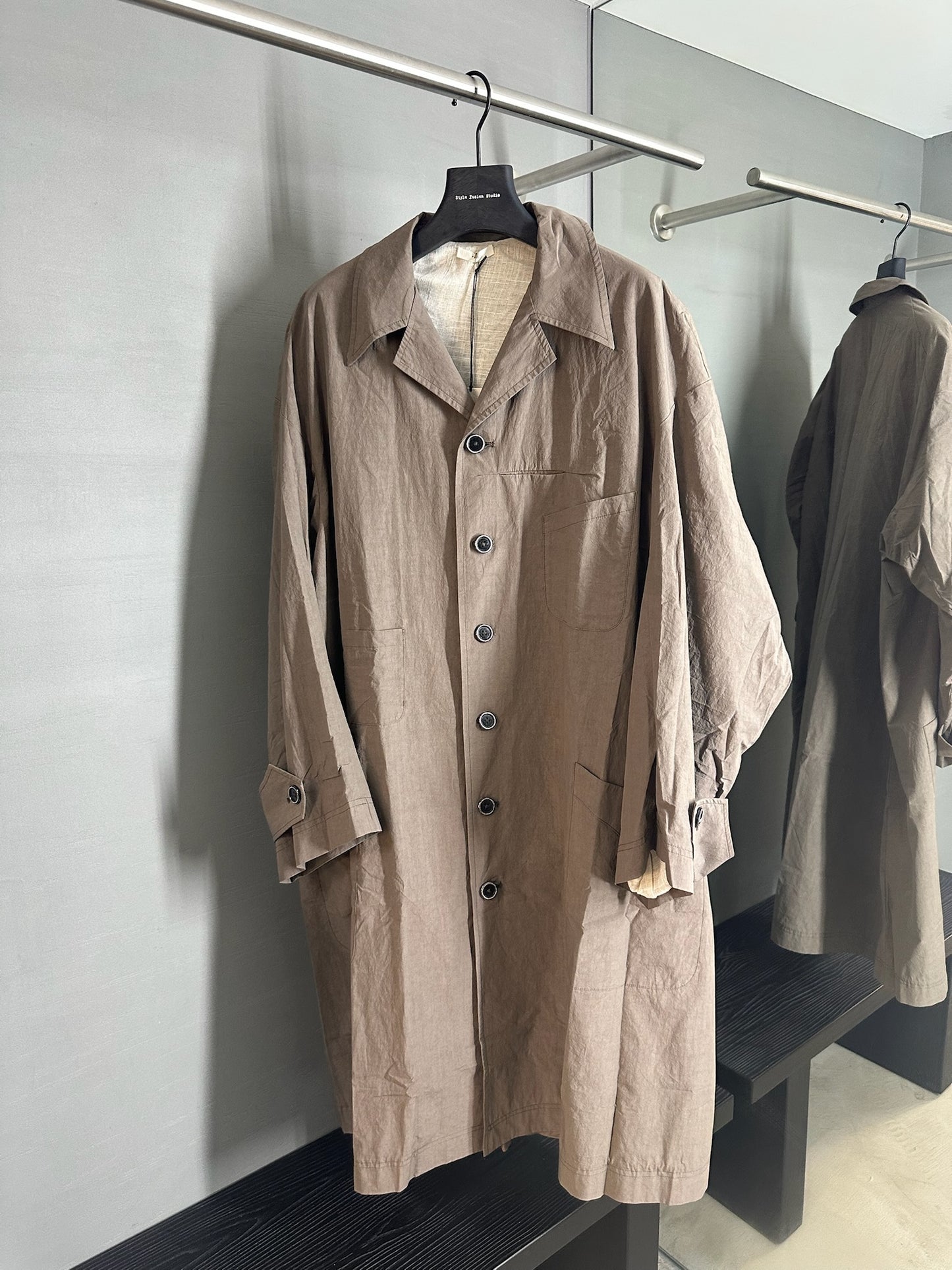 Peng Tai Khaki Long Coat