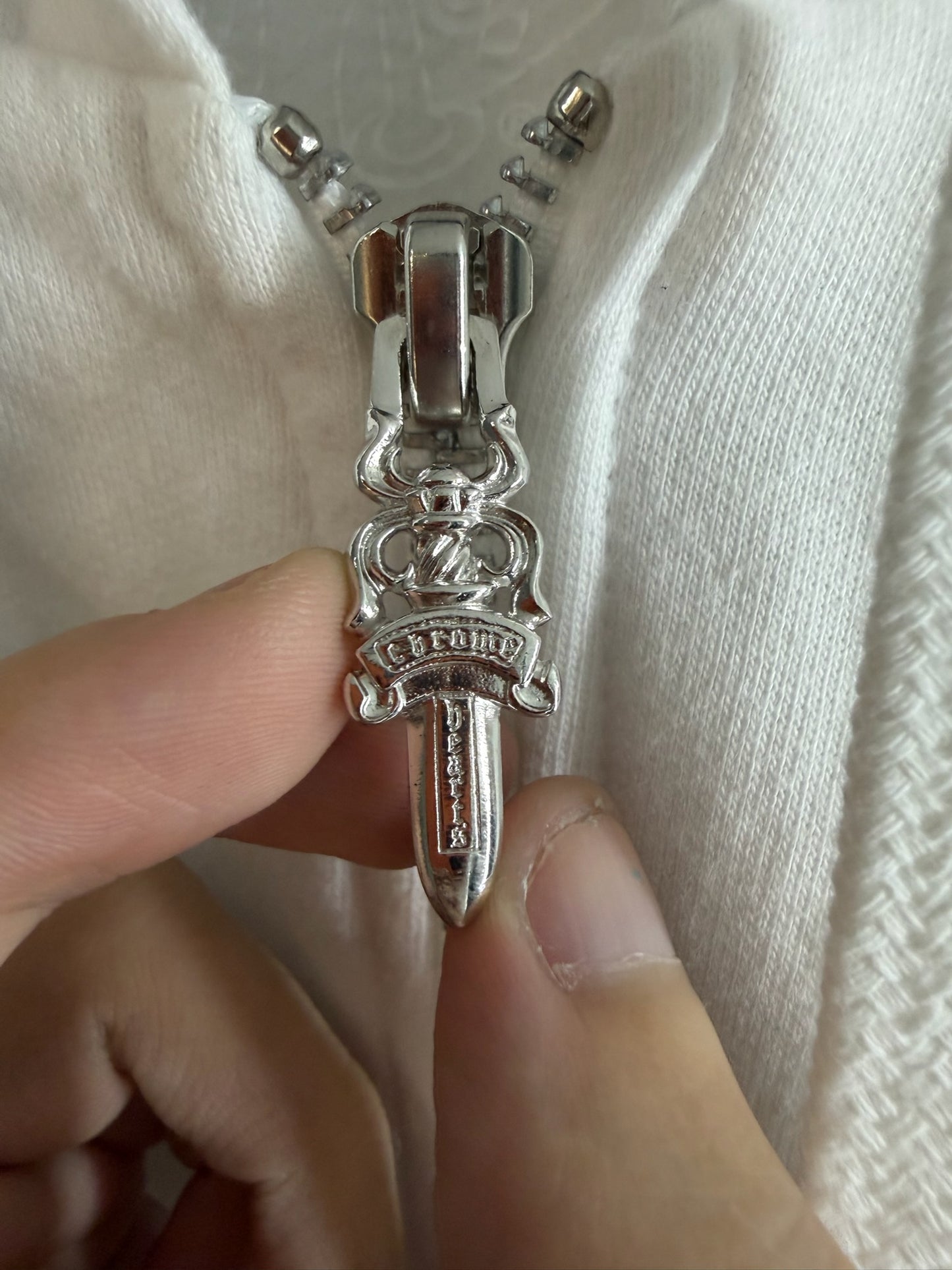 Chrome Hearts Gothic Vertical Zip-up