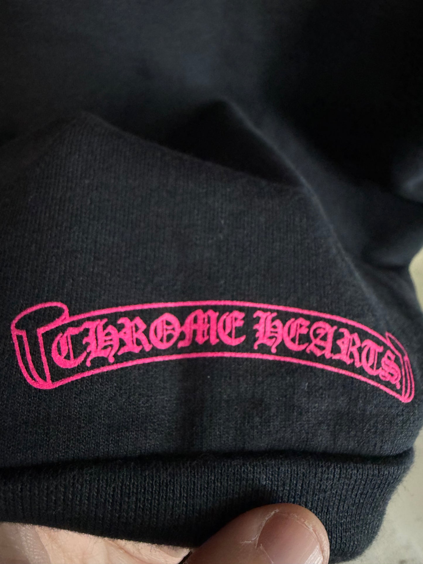Chrome Hearts Pink Horseshoe Zip-up