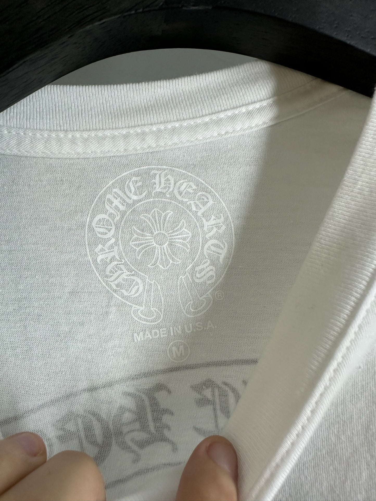 Chrome Hearts Scroll Logo Pocket T-Shirt