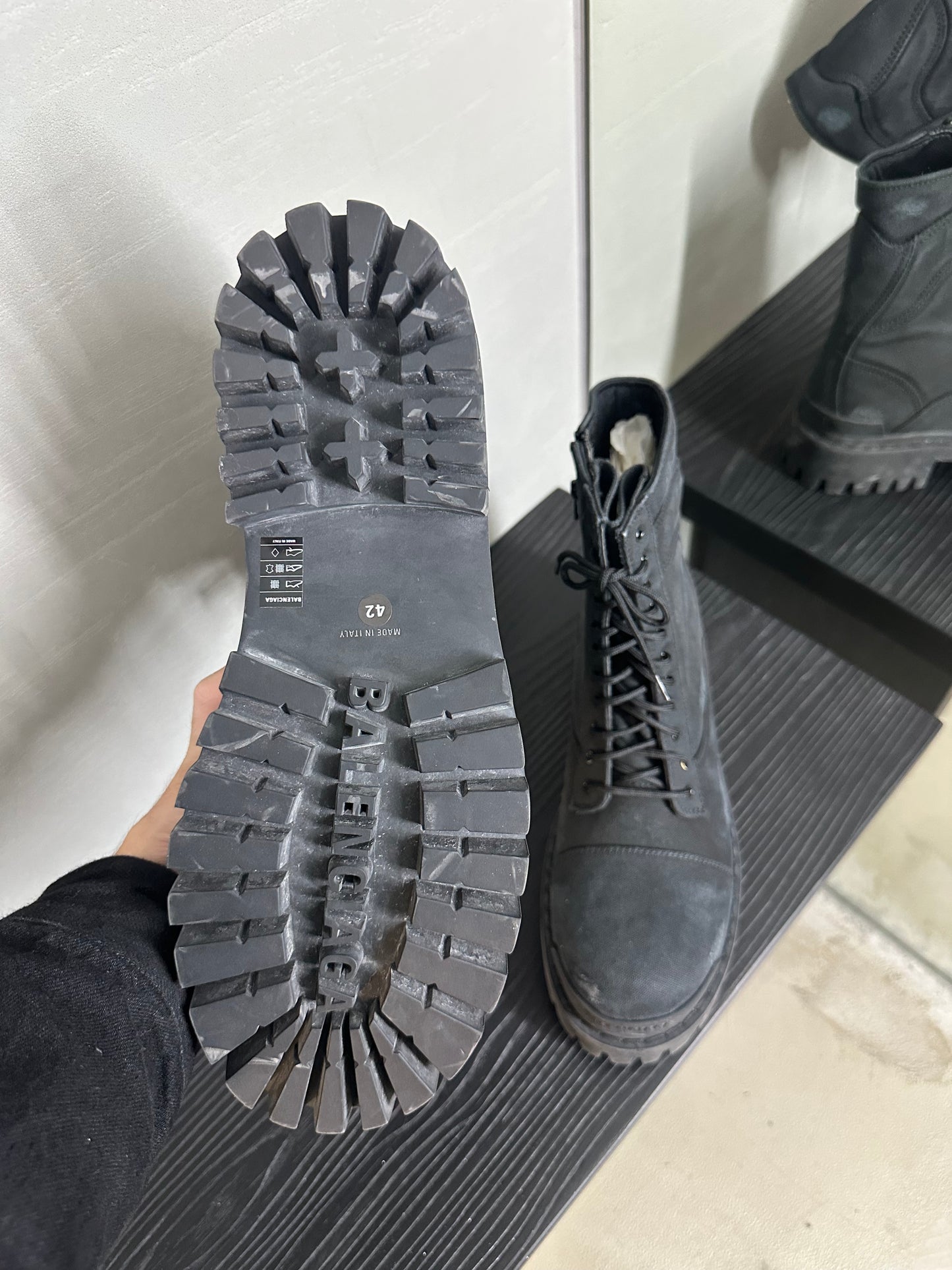 Balenciaga Combat Strike Boots