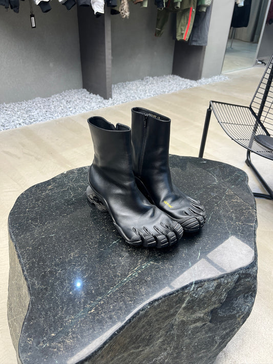Balenciaga Vibram Leather Toe Heels