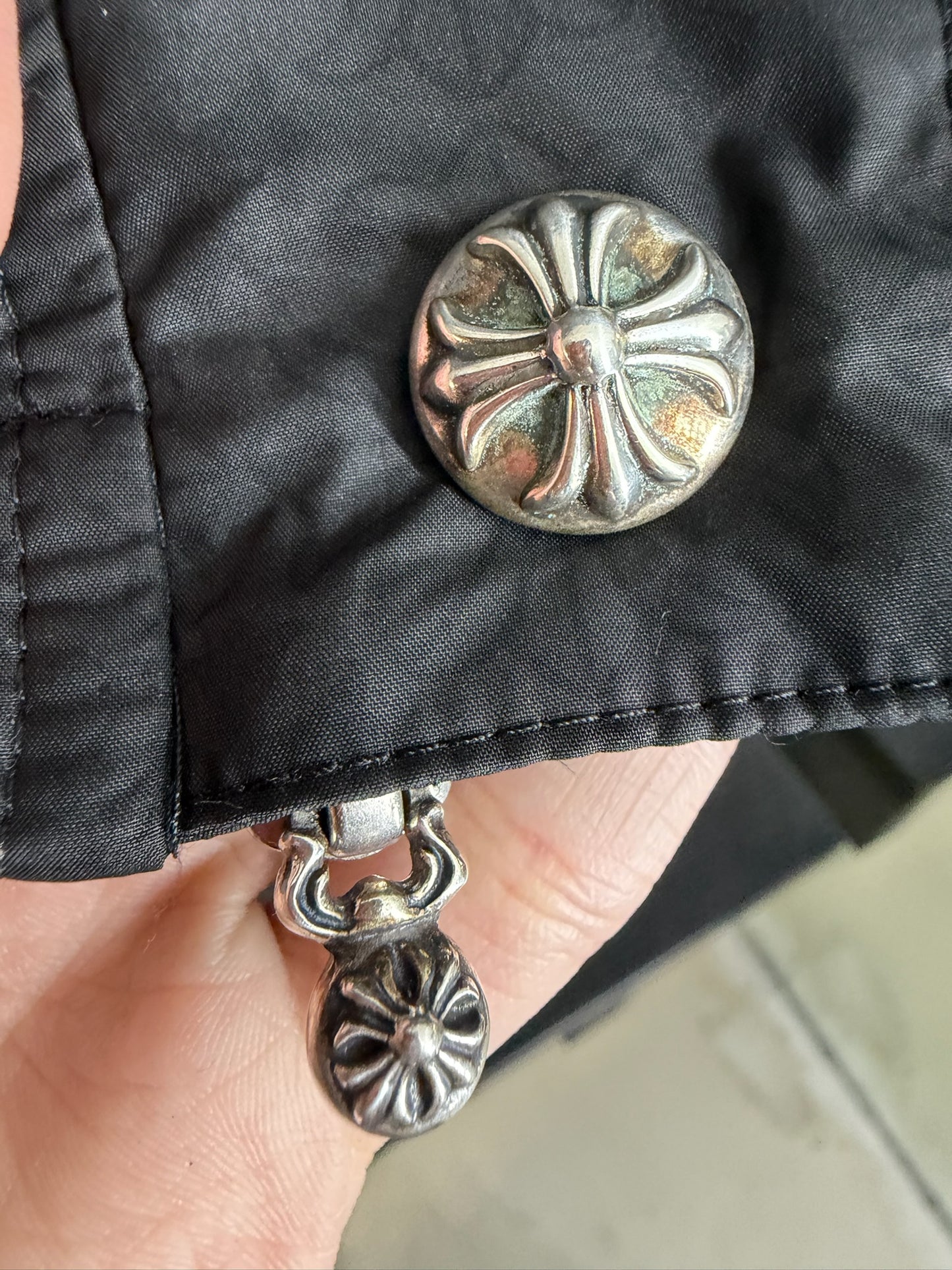 Chrome Hearts women’s puffer jacket