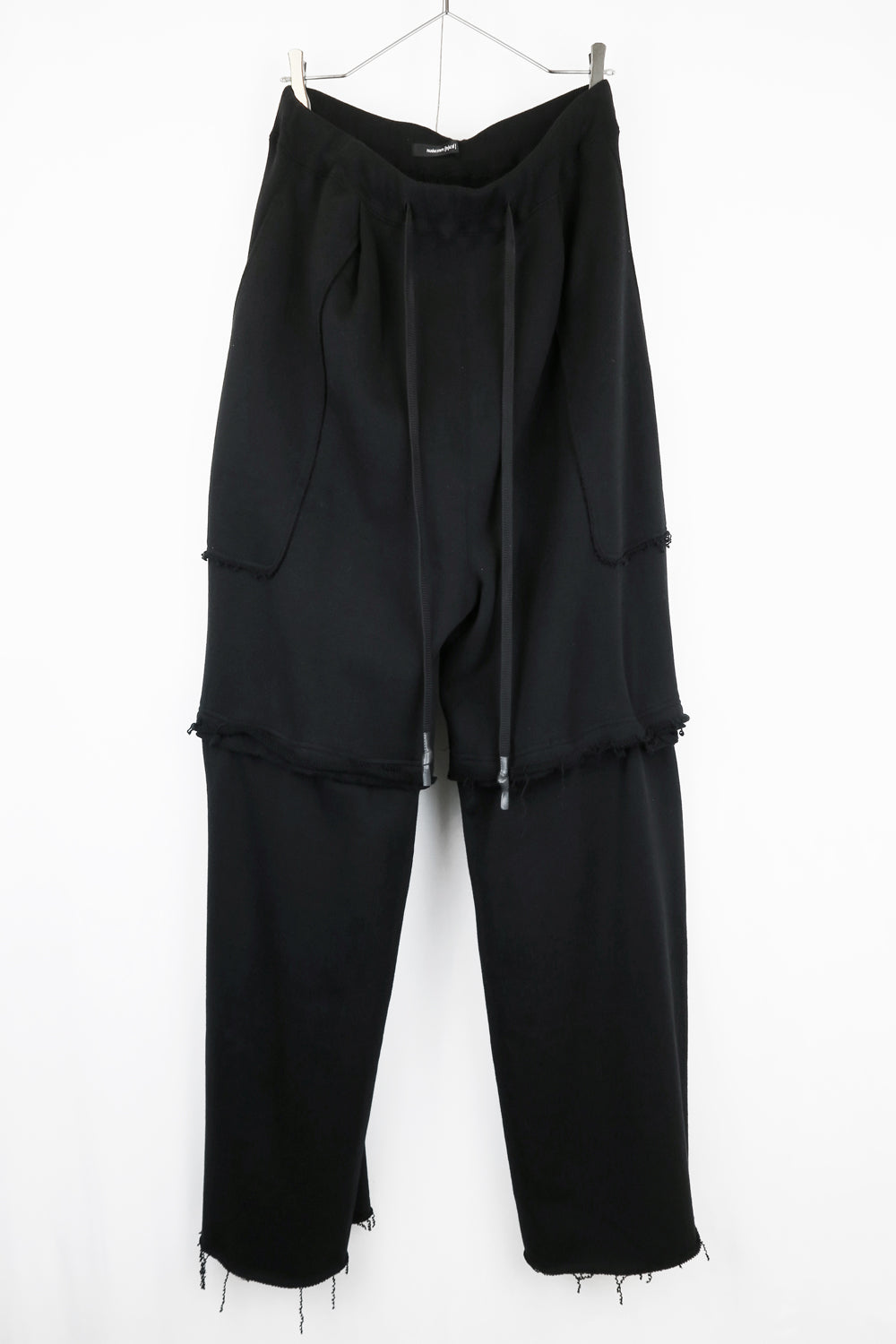 NUDE:MM 30/7 French Terry Wide Leg Sweat Pants (Detachable Hem Parts)