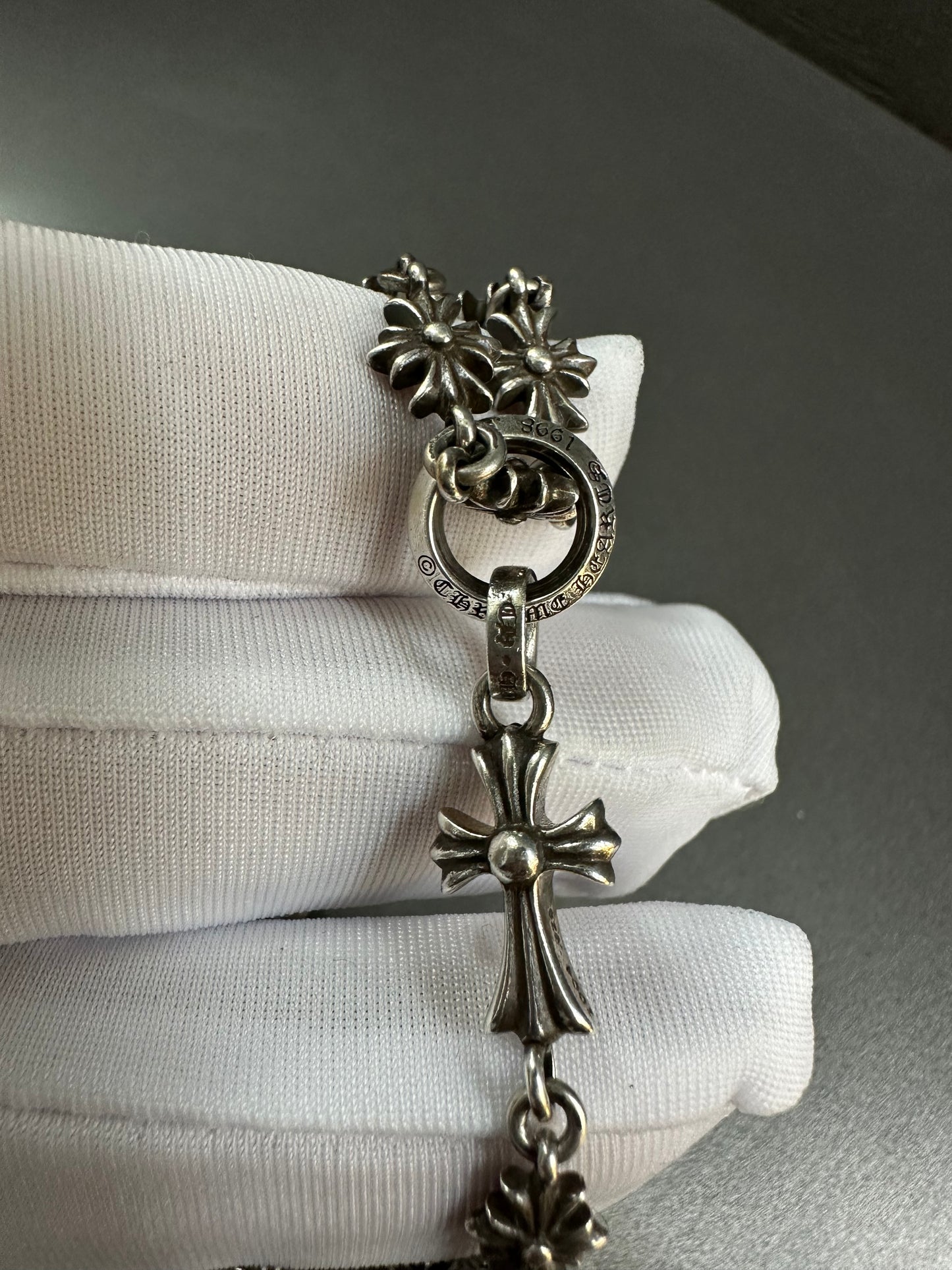 Chrome Hearts Tiny E Choke Chain Necklace