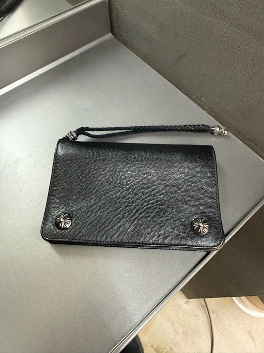 Chrome Hearts Zip Strap Cross Ball Wallet