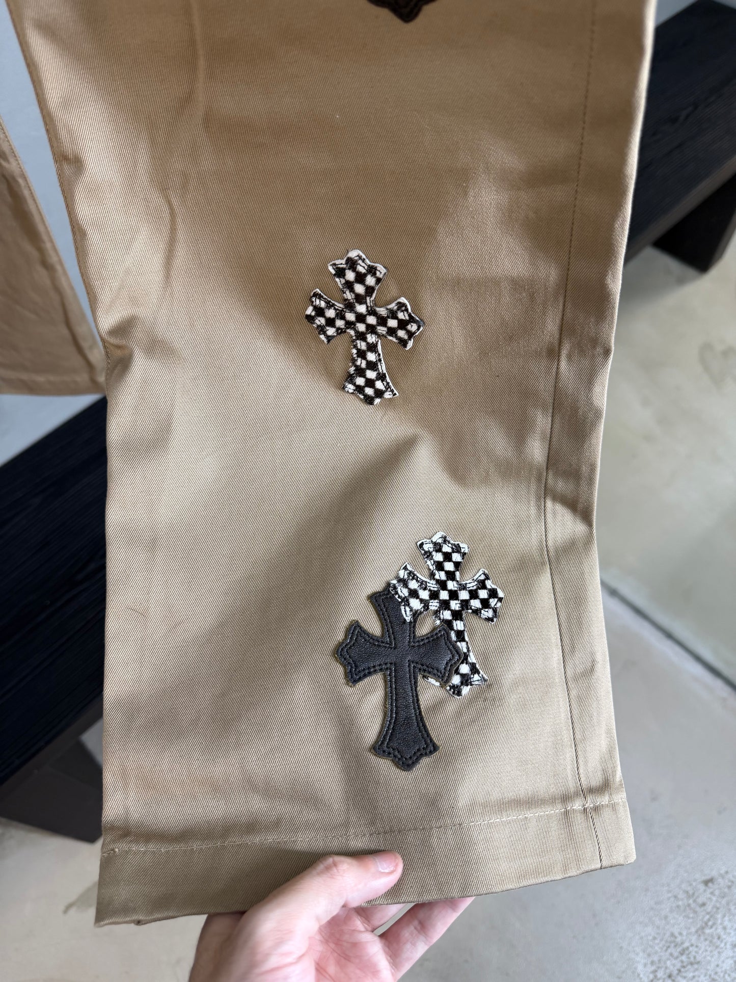 Chrome Hearts Cross Patch Chino Pants