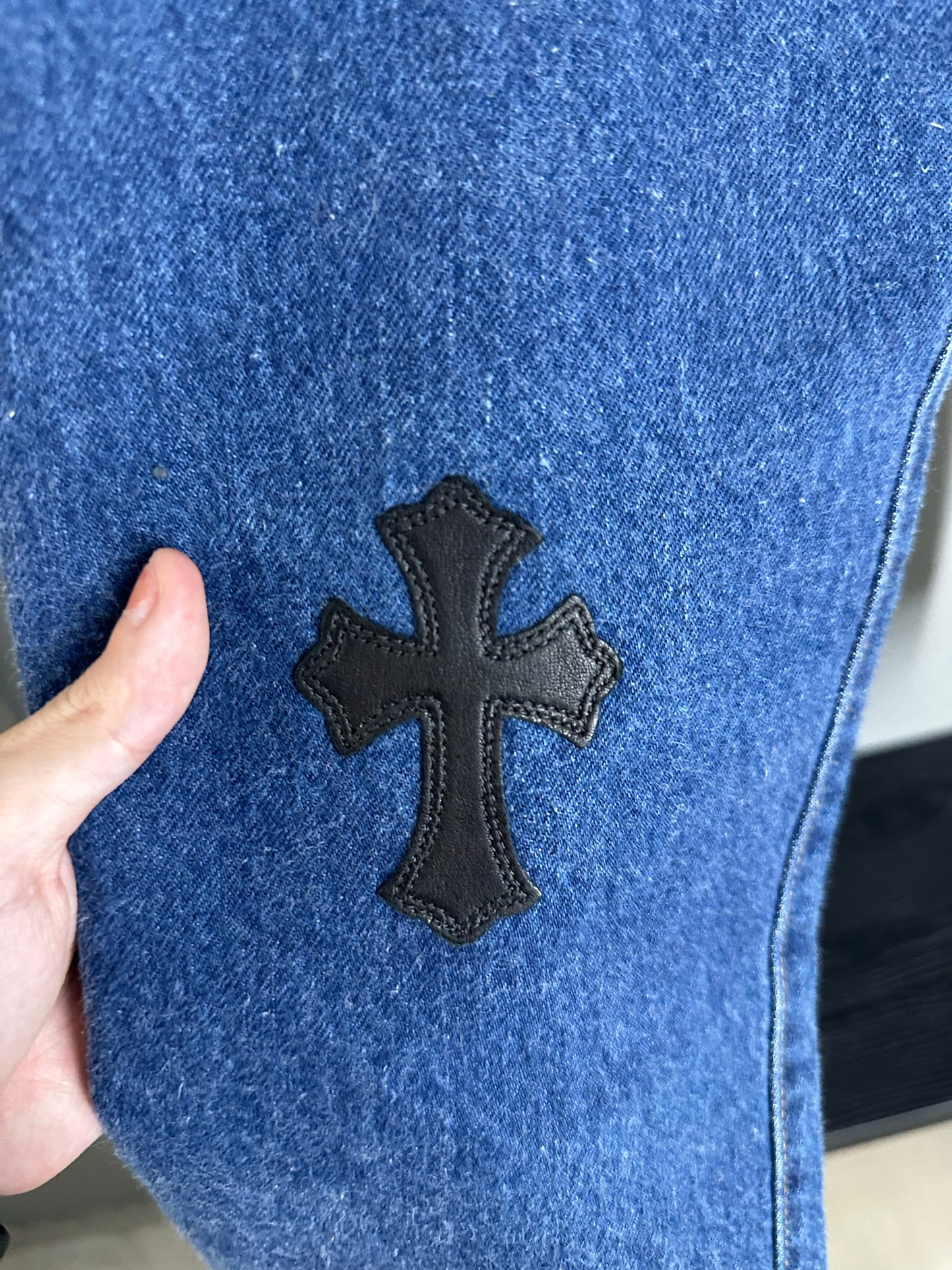 Chrome Hearts x Levi’s Cross Patch Jeans