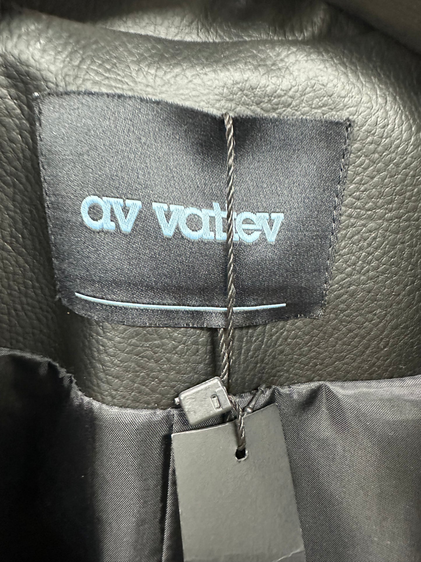 Av Vattev Juke Box Faux Leather Coat