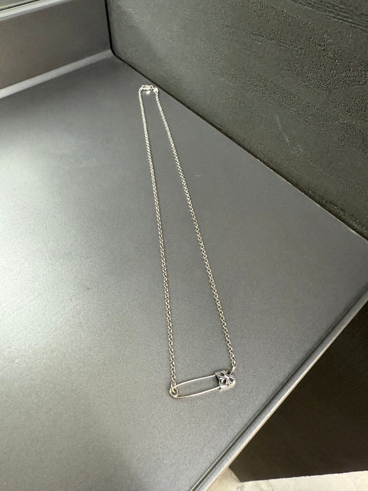 Chrome Hearts Safety Pin Necklace