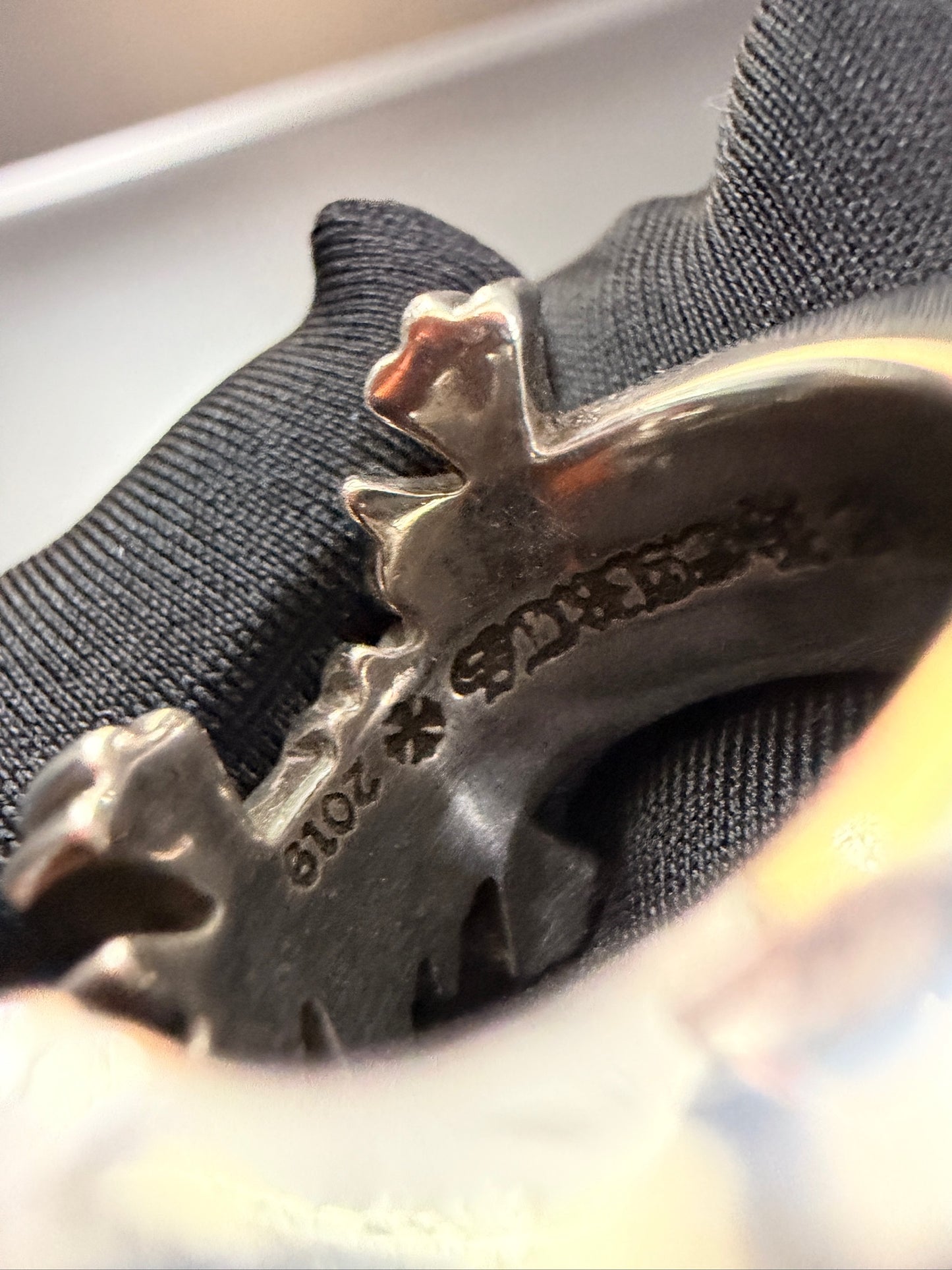 Chrome Hearts Triple Curve Cross Ring