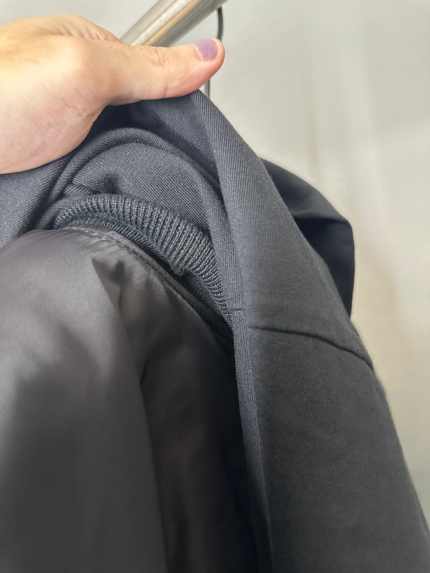 Balenciaga Incognito Hooded Bomber Jacket