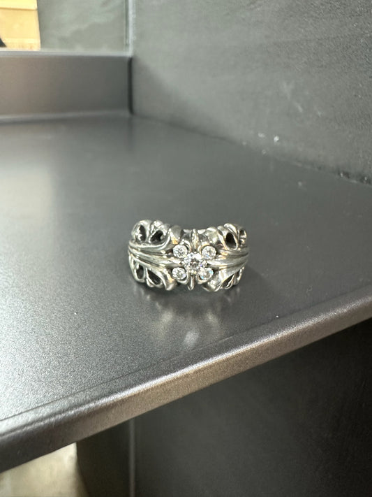 Chrome Hearts K&T Ring Diamonds Paved
