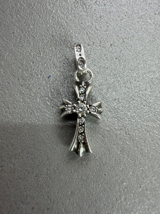 Chrome Hearts Double Side BBF BabyFat Diamonds Pendant
