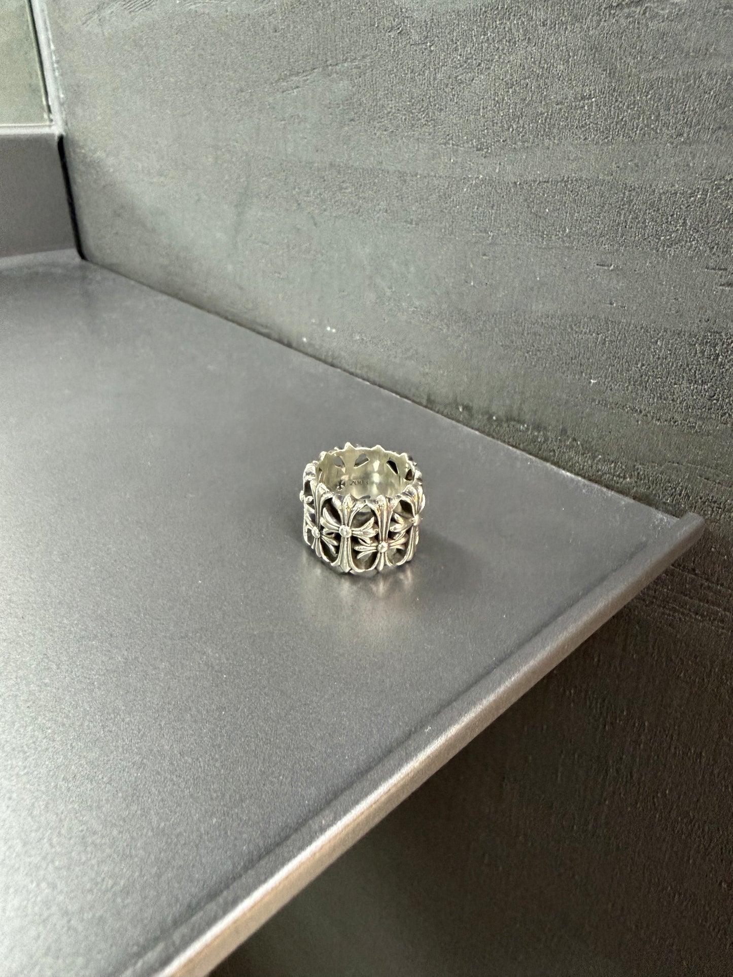 Chrome Hearts cemetery cross ring