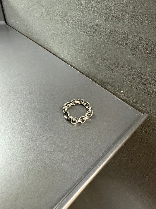 Chrome Hearts paper chain ring