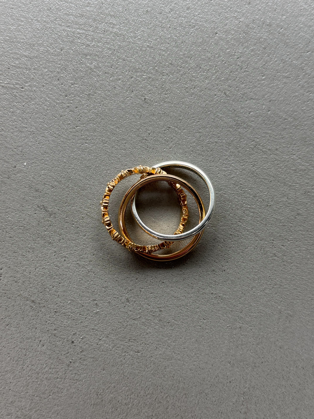 Chrome Hearts Tiny E Plus Band Triple Ring