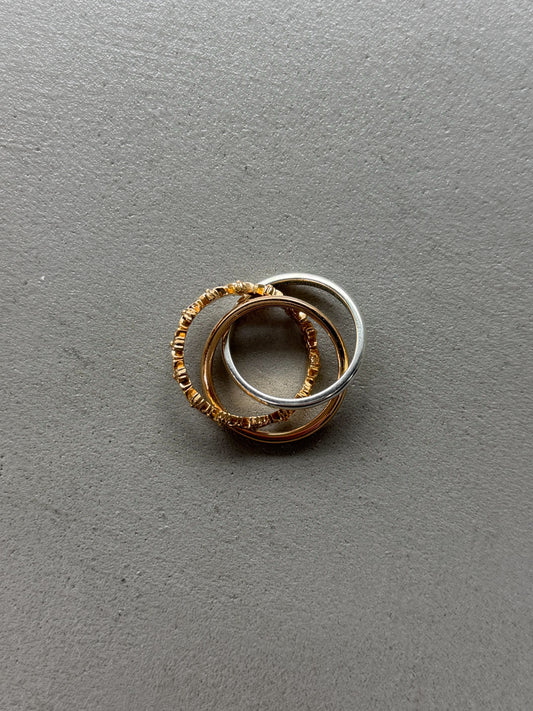Chrome Hearts Tiny E Plus Band Triple Ring