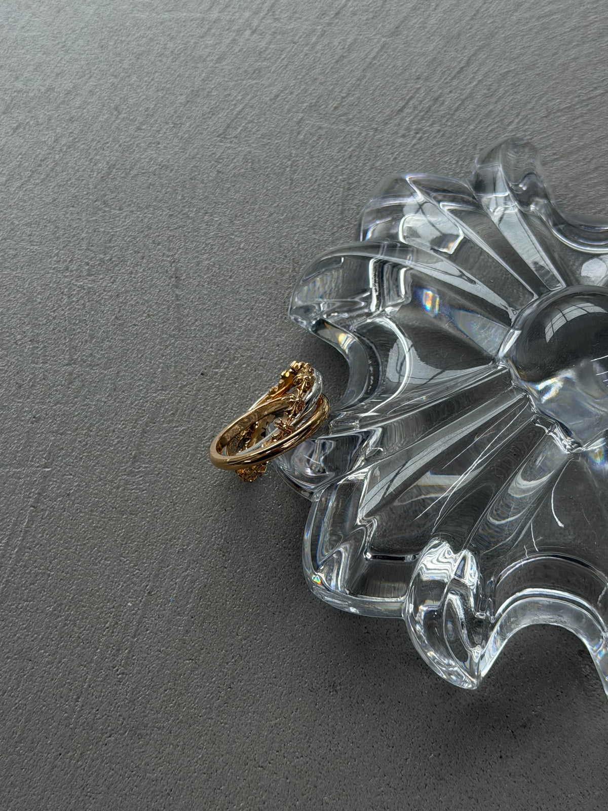 Chrome Hearts Tiny E Plus Band Triple Ring