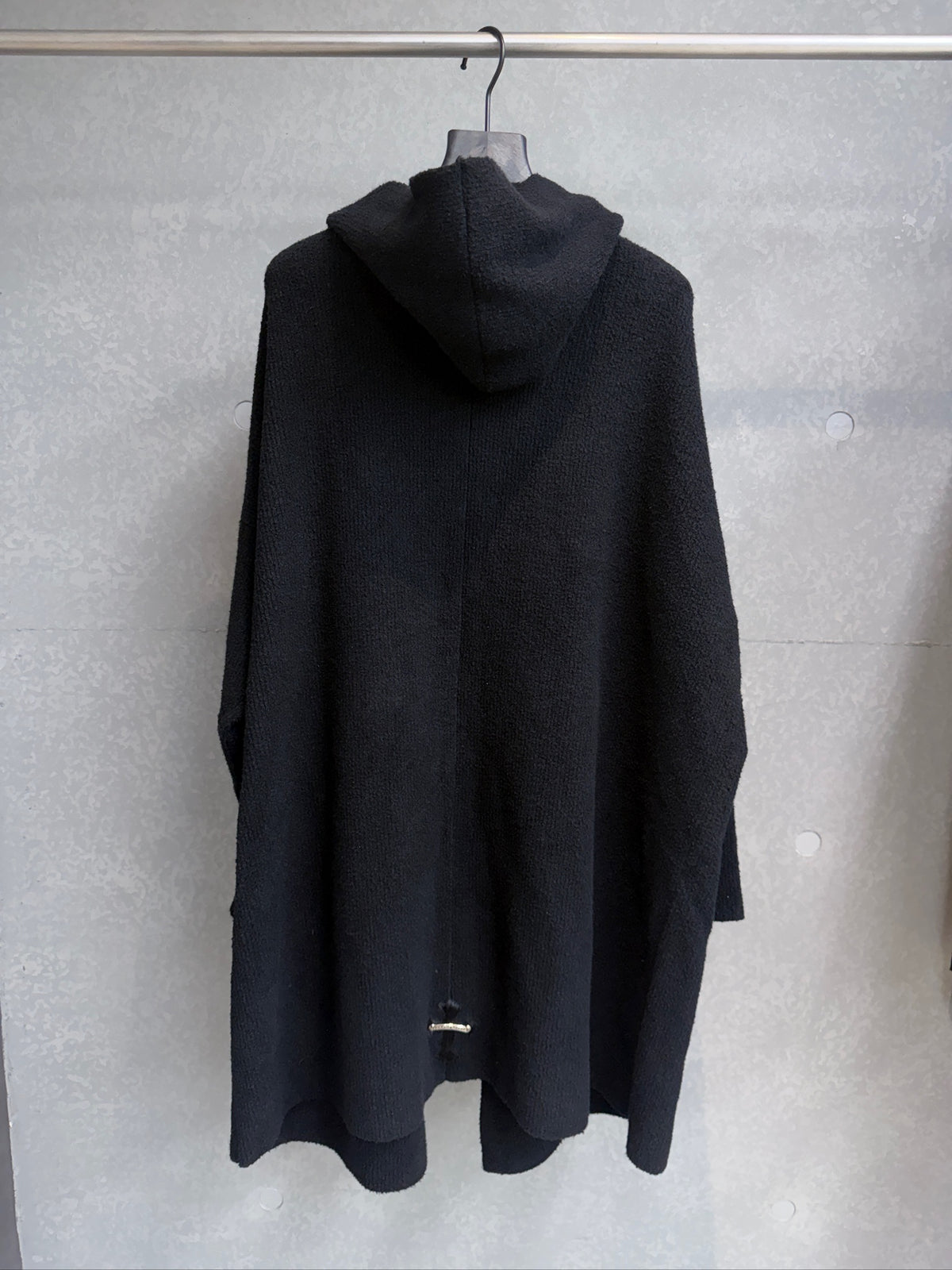 Chrome Hearts Pony Hair Cross Leather Patch Cardigan