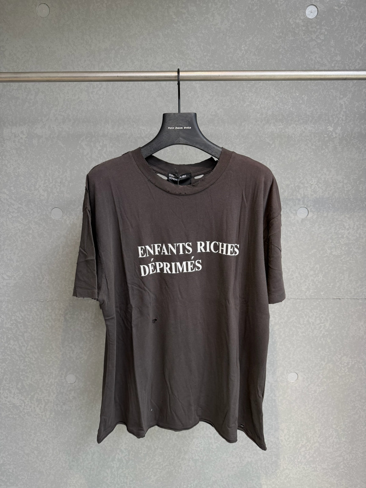 Enfants Riches Déprimés Classic Logo Distressed T-Shirt