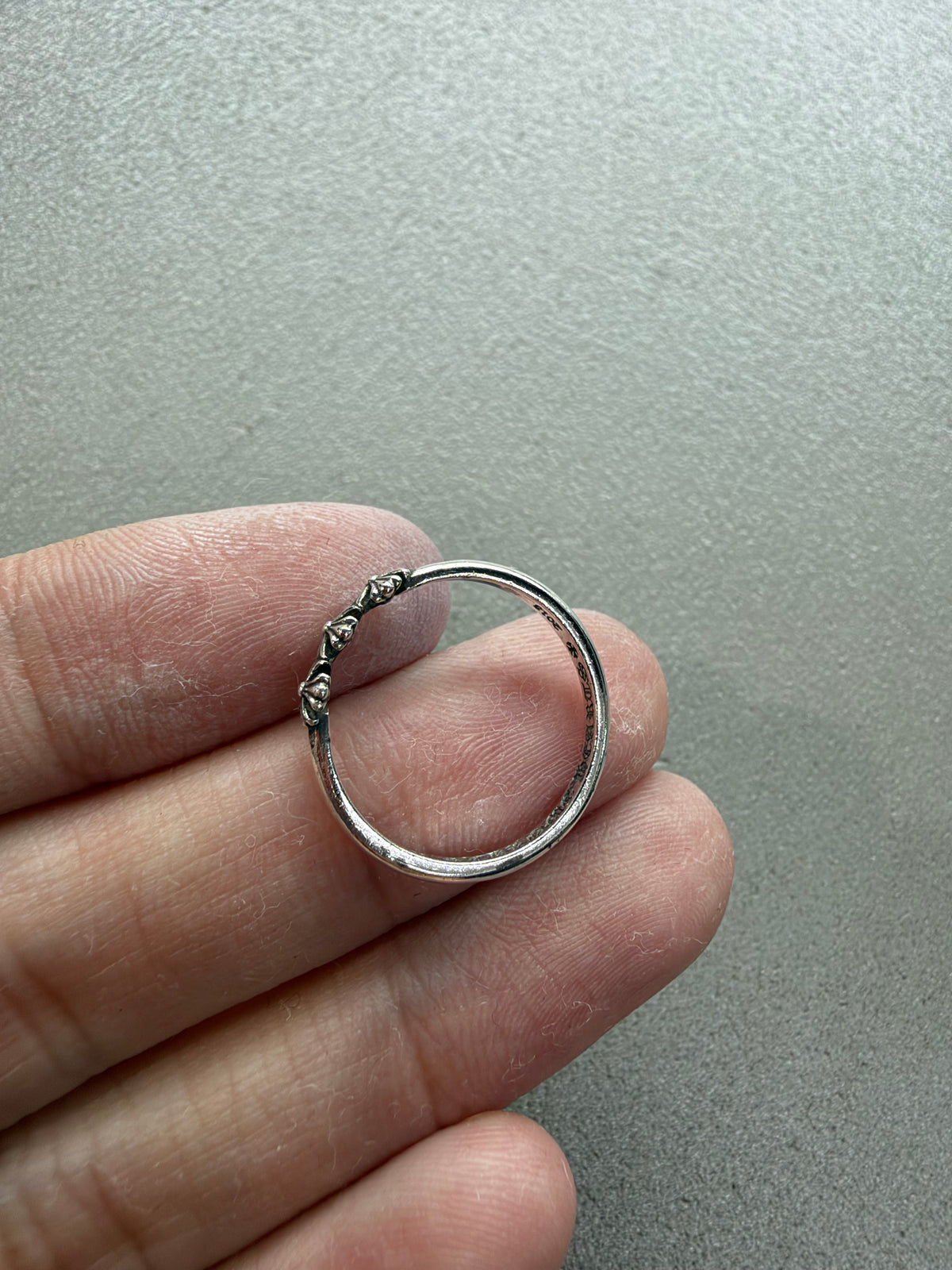 Chrome Hearts 3CH Plus Bubblegum Ring